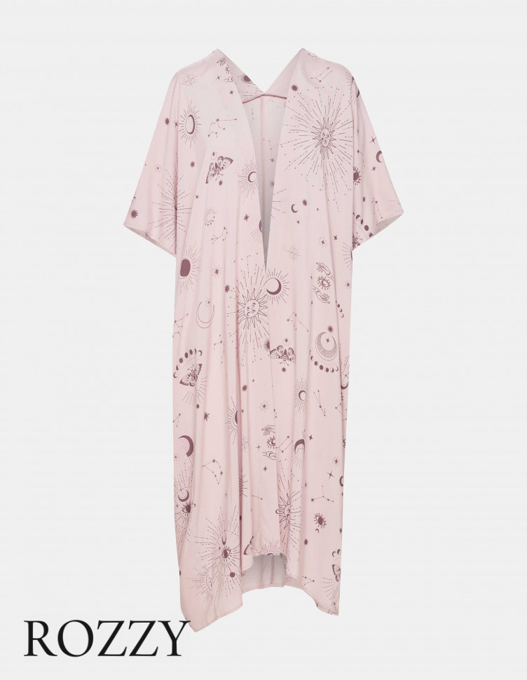 Халат пляжный Esotiq Lunar/02X 41719 пудровый