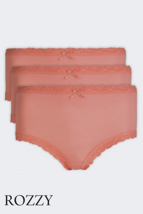 Трусы макси Nina Von C Cosy 1616058499 розовый (уп.3шт.)