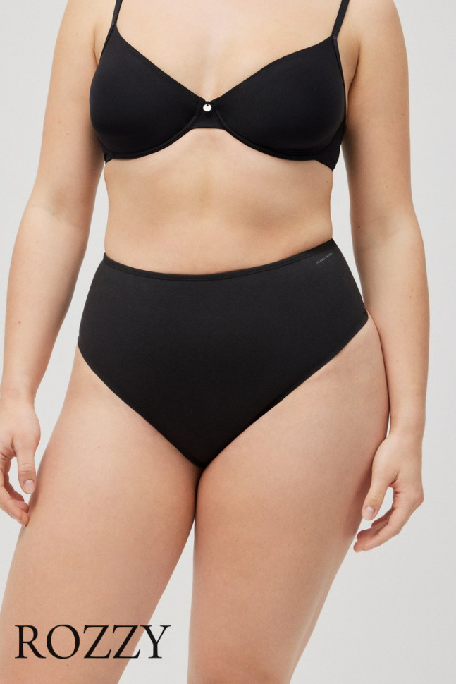 Трусы стринги хлопковые корректирующие Ysabel Mora 19332 черный