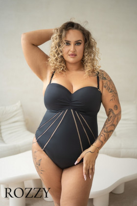 Купальник слитный Kris Line Solar черный