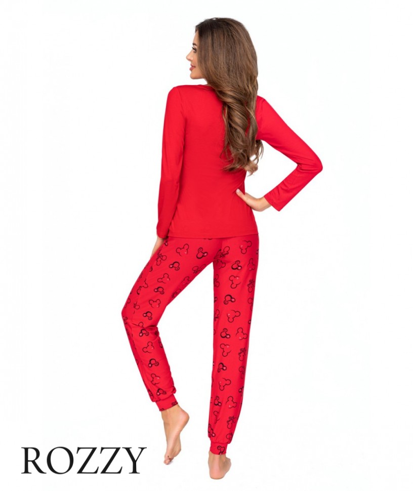 Пижама вискозная Donna Mika красный