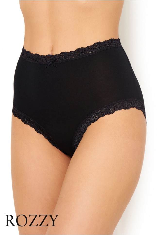 Трусы макси Nina Von C Cosy 16160584 черный (уп.3шт) 