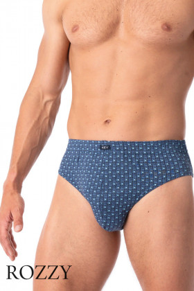 Трусы слипы мужские Key MPC 945 сине-бирюзовый/сине-красный (уп.2шт.)