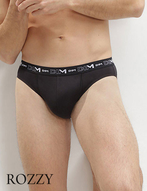 Трусы слипы мужские DIM 6595/2 черный/черный (уп.2шт.)