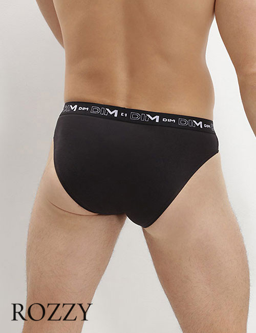 Трусы слипы мужские DIM 6595/2 черный/черный (уп.2шт.)