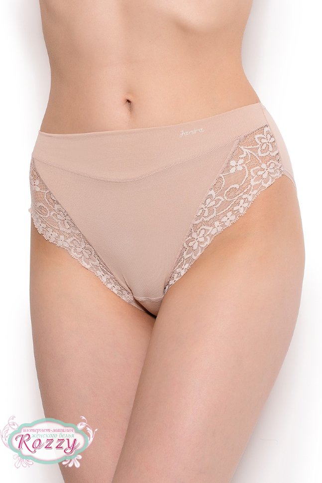 Трусы классика хлопковые Janira Maxi 31645 (31397) (2шт.) белый, ванильный, песочный, черный