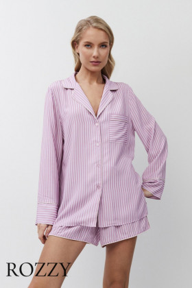 Пижама вискозная Aruelle Margareth лавандовый