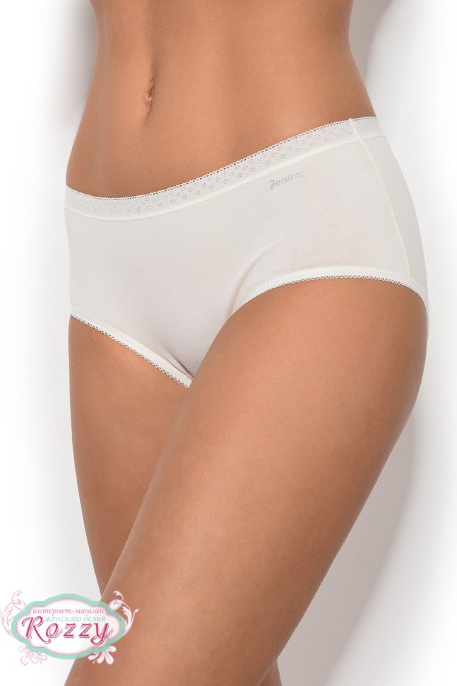 Трусы классика хлопковые Janira Maxi 31641 (2 шт.) белый, ванильный, песочный, черный