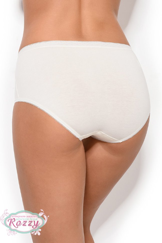 Трусы классика хлопковые Janira Maxi 31641 (2 шт.) белый, ванильный, песочный, черный