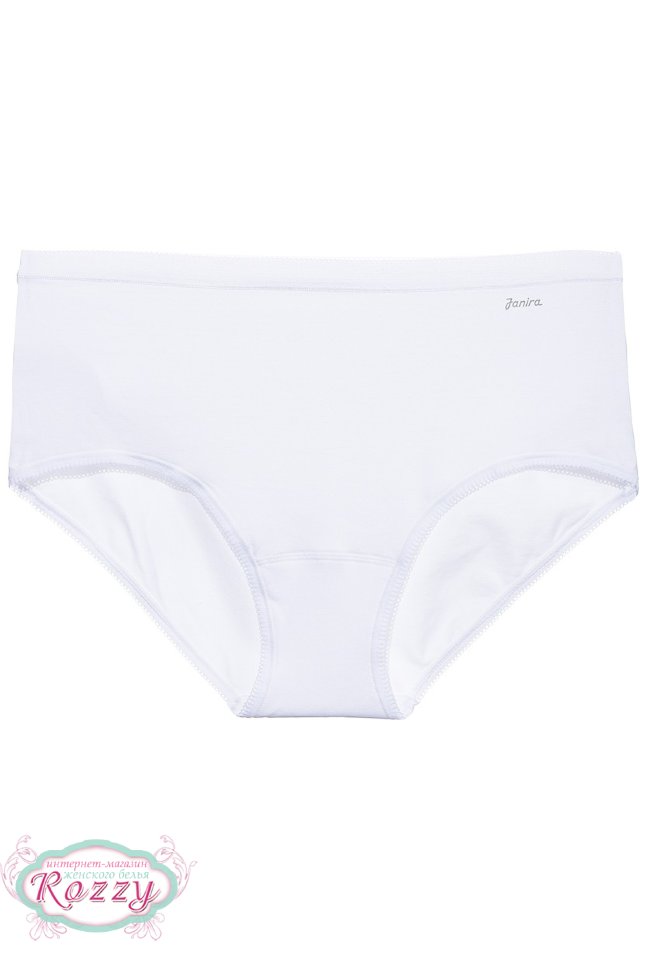 Трусы классика хлопковые Janira Maxi 31641 (2 шт.) белый, ванильный, песочный, черный
