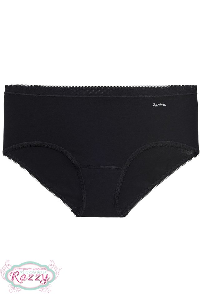 Трусы классика хлопковые Janira Maxi 31641 (2 шт.) белый, ванильный, песочный, черный