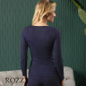 Фуфайка шерстяная Nina Von C Wool Silk 29470846 синий