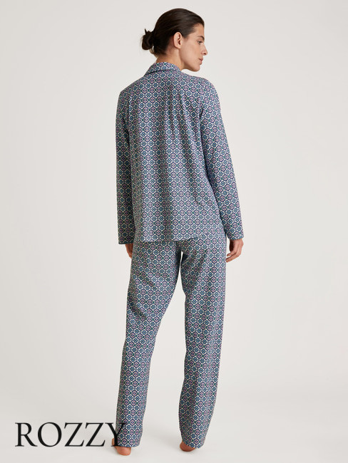 Пижама хлопковая Calida Spring Nights 40496 бирюзовый