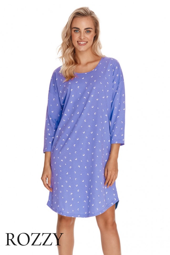 Сорочка хлопковая Taro Raisa 2778 AW22/23 васильковый
