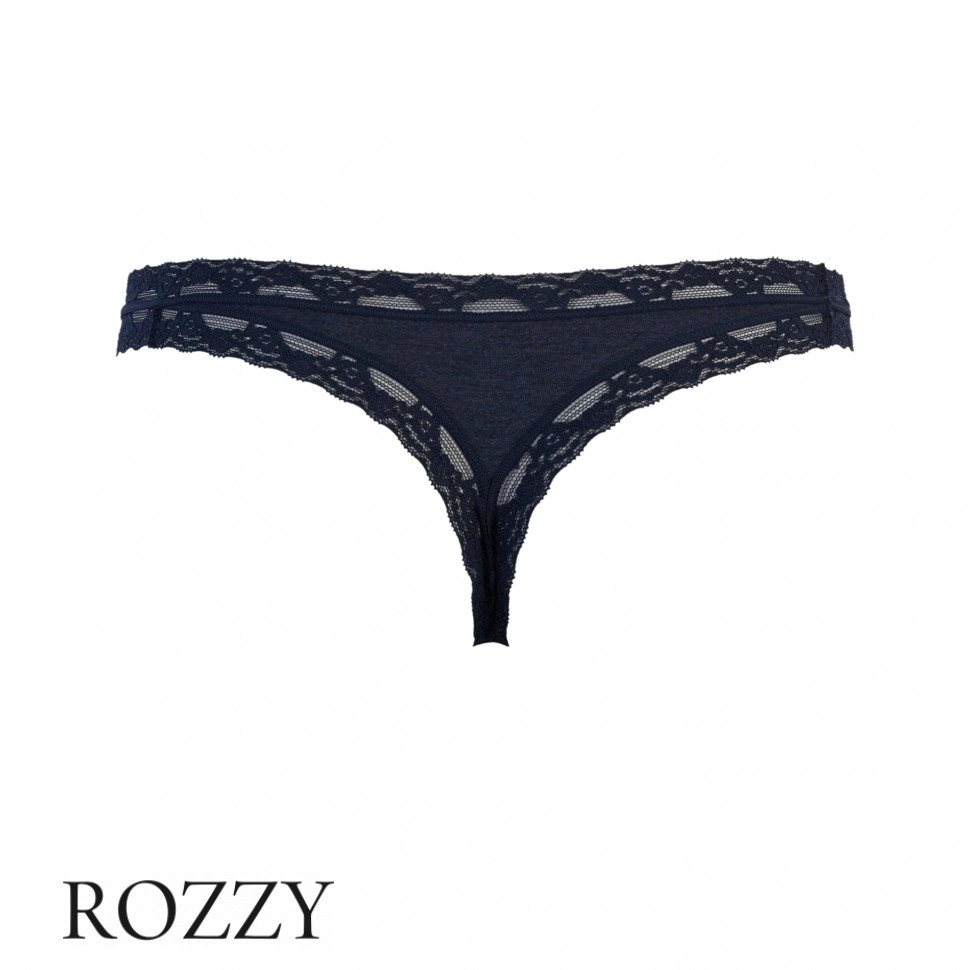 Трусы стринги Like It 6016102 темно-синий (dark denim)