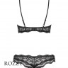 Комплект Obsessive Luvae Set Crotchless черный