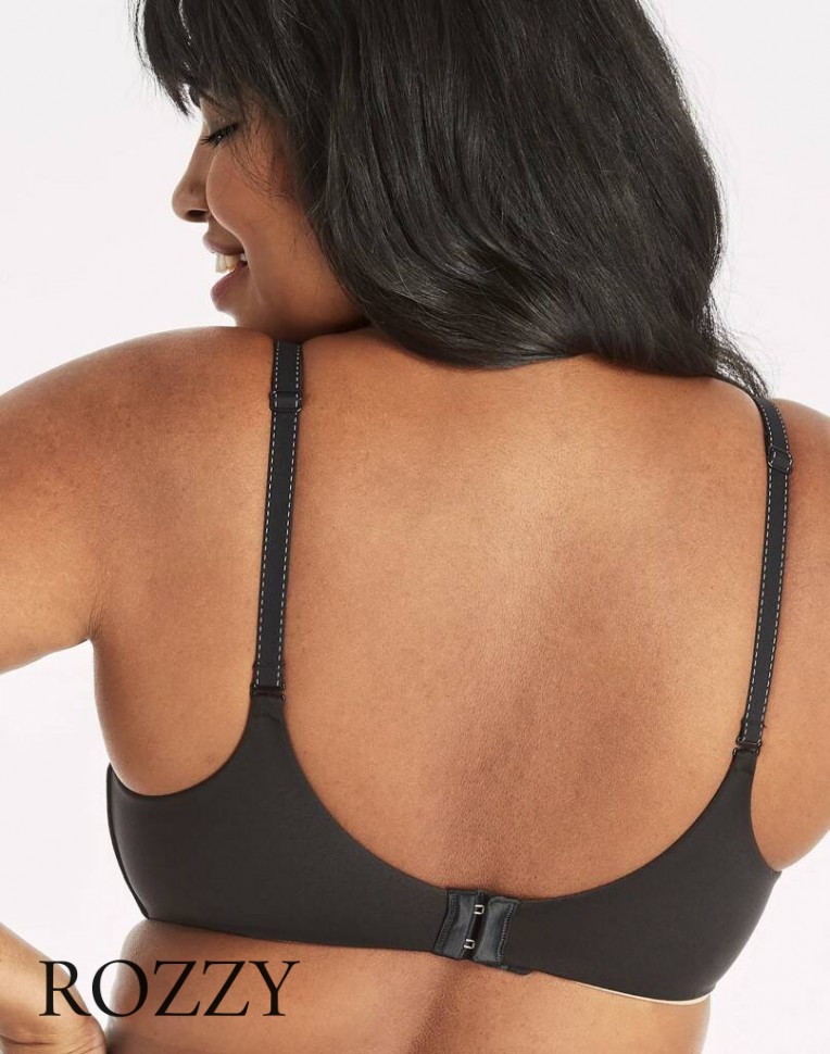 Бюстгальтер пуш-ап без косточек Maidenform 9456 черный/бежевый