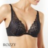 Бюстгальтер планж пуш-ап Wonderbra Rifined Glamour W02LN черный