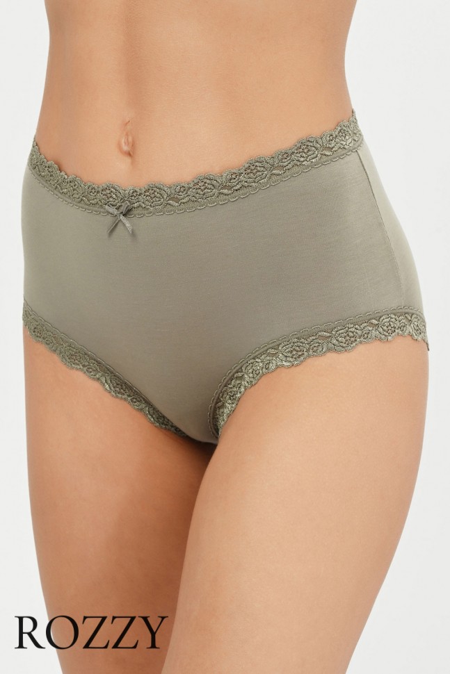 Трусы макси Nina Von C Cosy 16160584 хаки (уп.3шт) 