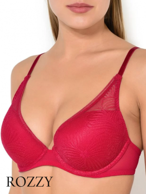 Бюстгальтер планж Wonderbra Fabulous Feel W06S9 красный