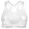 Бюстгальтер спортивный без косточек Shock Absorber S5044 белый/серебро