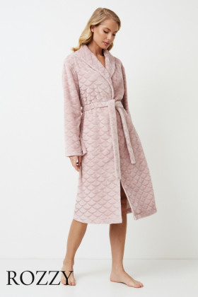 Халат флисовый Aruelle Alison пыльная роза