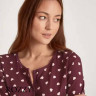 Сорочка хлопковая Calida Lovely Nights 37156 бордовый