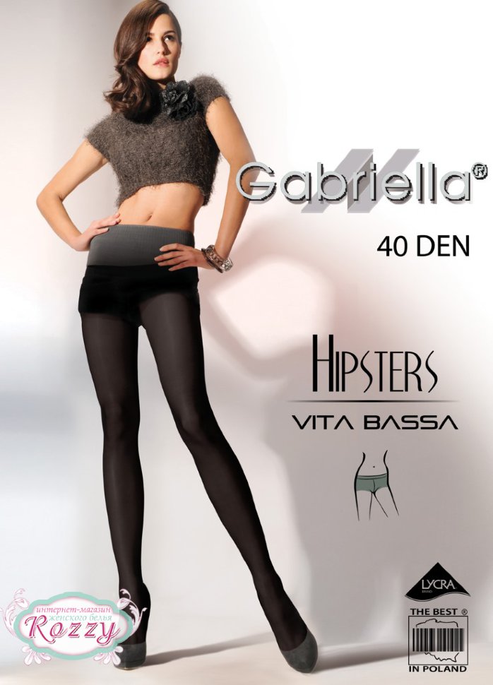 Колготки Gabriella Hipster 115 40den черный