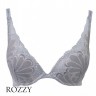 Бюстгальтер планж пуш-ап Wonderbra Rifined Glamour W02LN серый