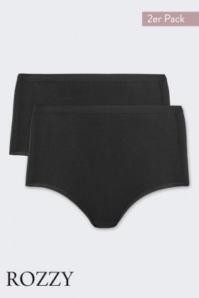 Трусы макси хлопковые Nina Von C 4016012299 черный (уп.2шт.)