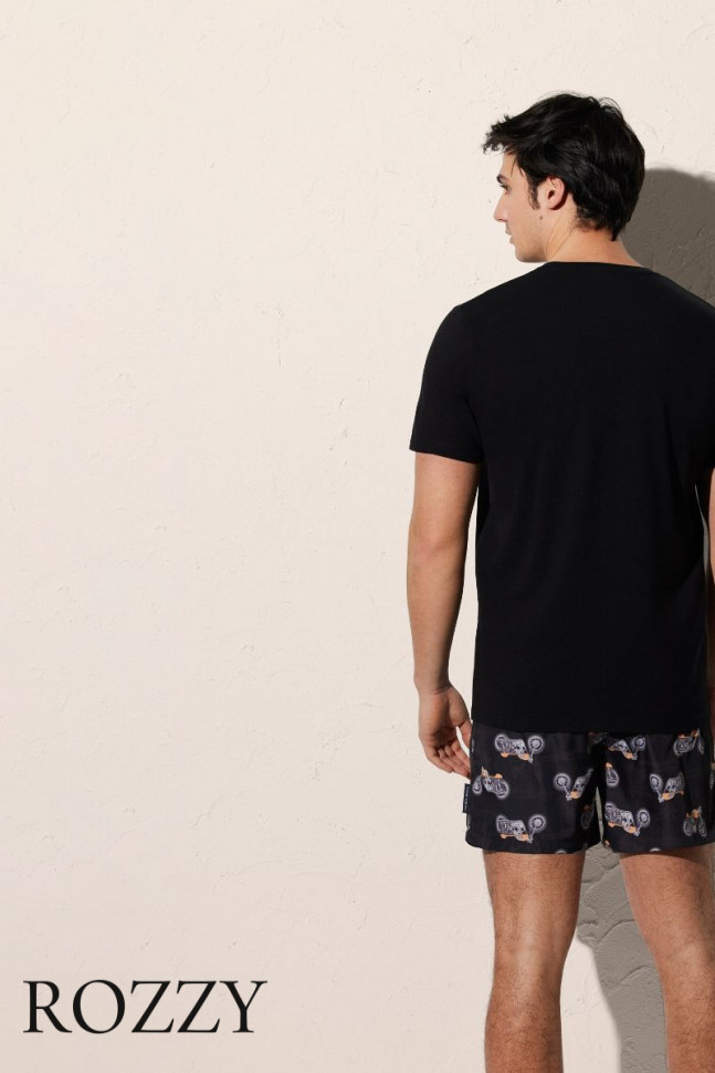 Футболка мужская хлопковая Ysabel Mora 90500 черный