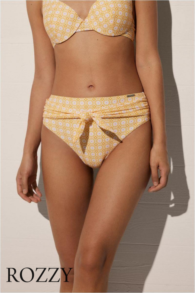 Трусы купальные Ysabel Mora 82434 желтый/белый