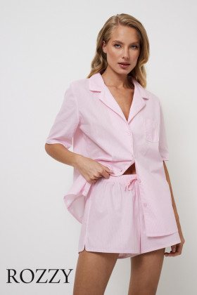 Пижама хлопковая Aruelle Amorette светло-розовый