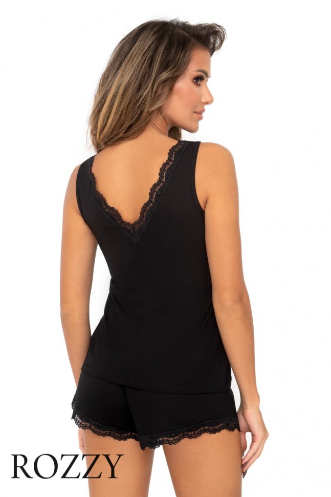Пижама вискозная Donna Lucy 1/2 черный