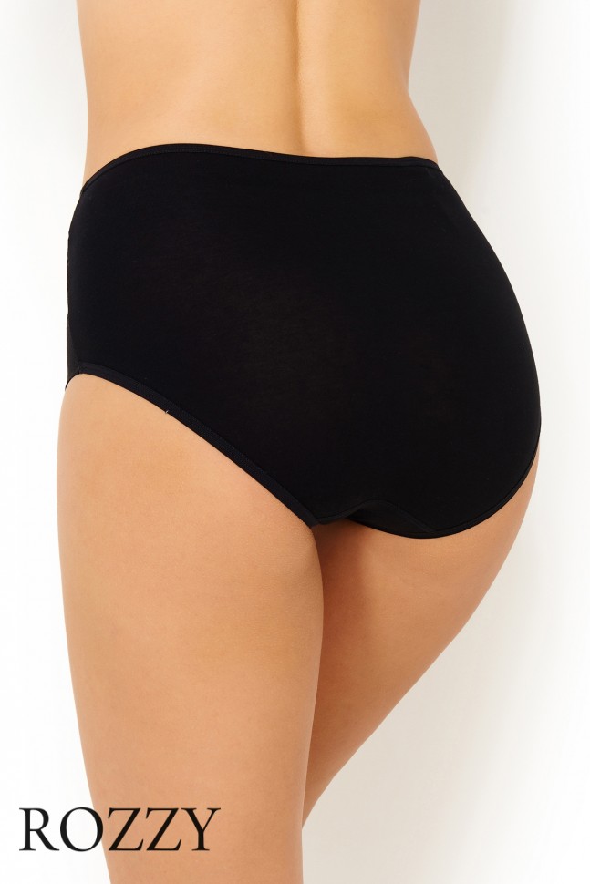 Трусы классика хлопковые Janira Charm Cotton 32138 черный 