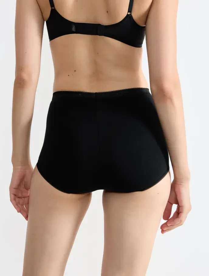 Трусы макси хлопковые Sloggi Basic+ Maxi 4P черный (уп.4шт.)