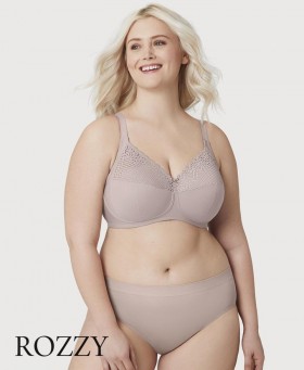 Бюстгальтер без косточек Glamorise GI1103 серо-коричневый