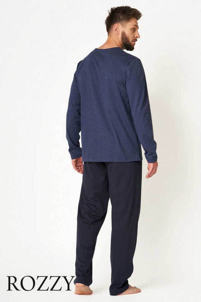 Пижама мужская Key MNS 625 темно-синий