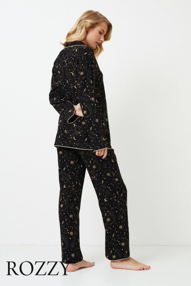 Пижама вискозная Aruelle Alexandra черный