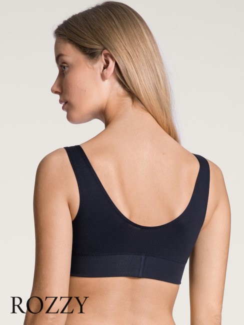 Топ хлопковый Calida Elastic 02138 темно-синий