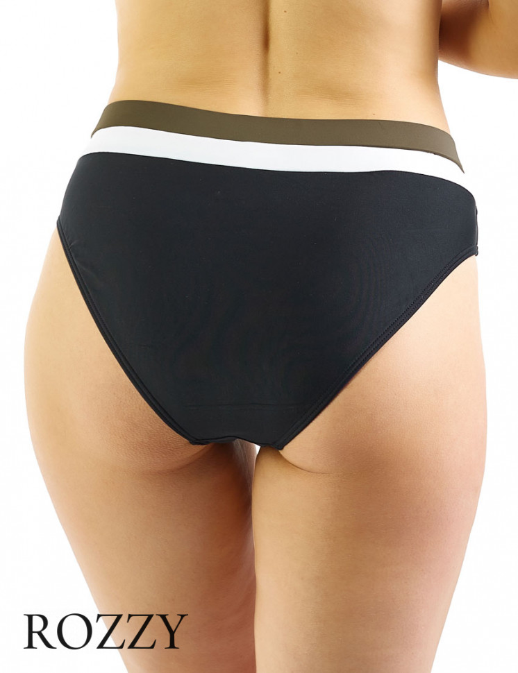 Трусы купальные Naturana 78060 черный/хаки Ф