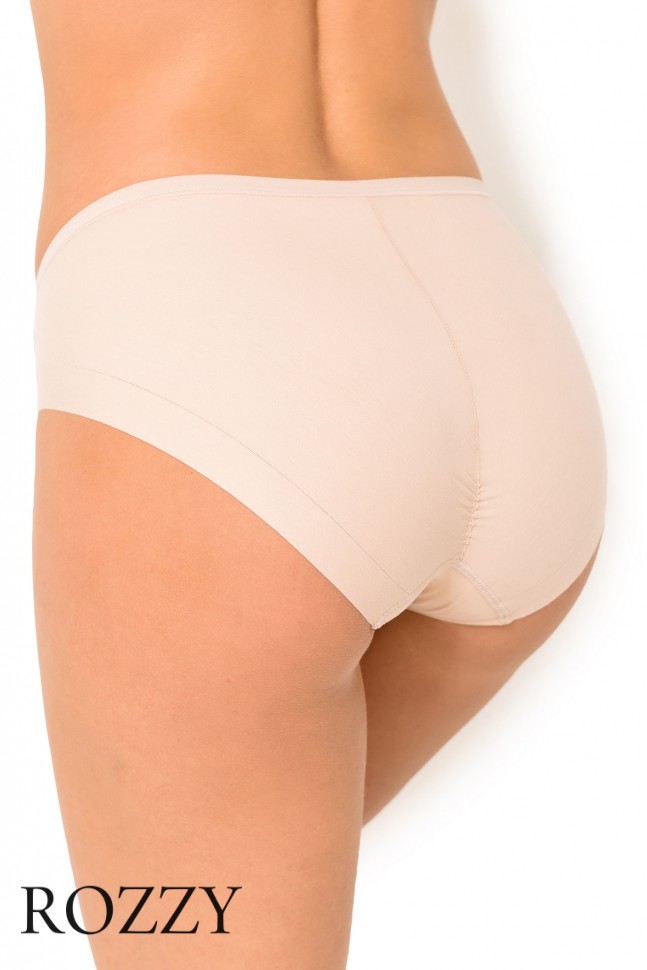 Трусы классика хлопковые Janira Cotton Band 31862 белый, песочный, черный 