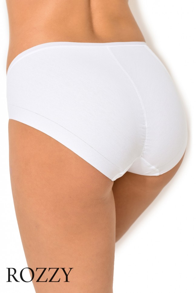 Трусы классика хлопковые Janira Cotton Band 31862 белый, песочный, черный 