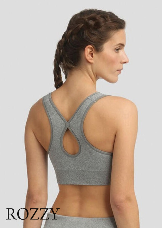 Топ спортивный DIM Sport 0BV8 серая галька