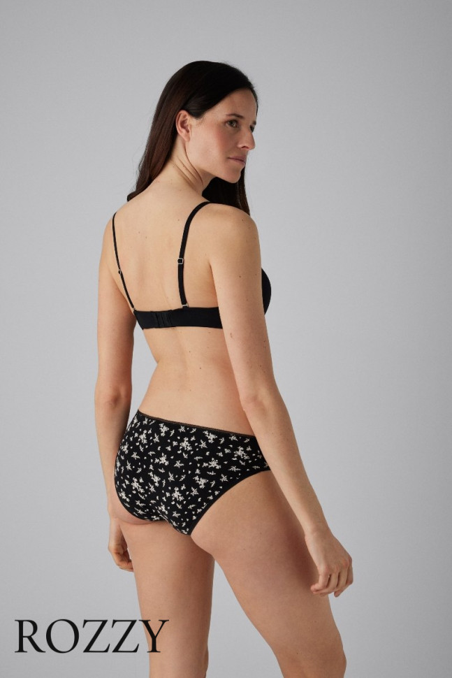 Трусы слипы хлопковые Ysabel Mora 19439 черный/белый (уп.2шт.)