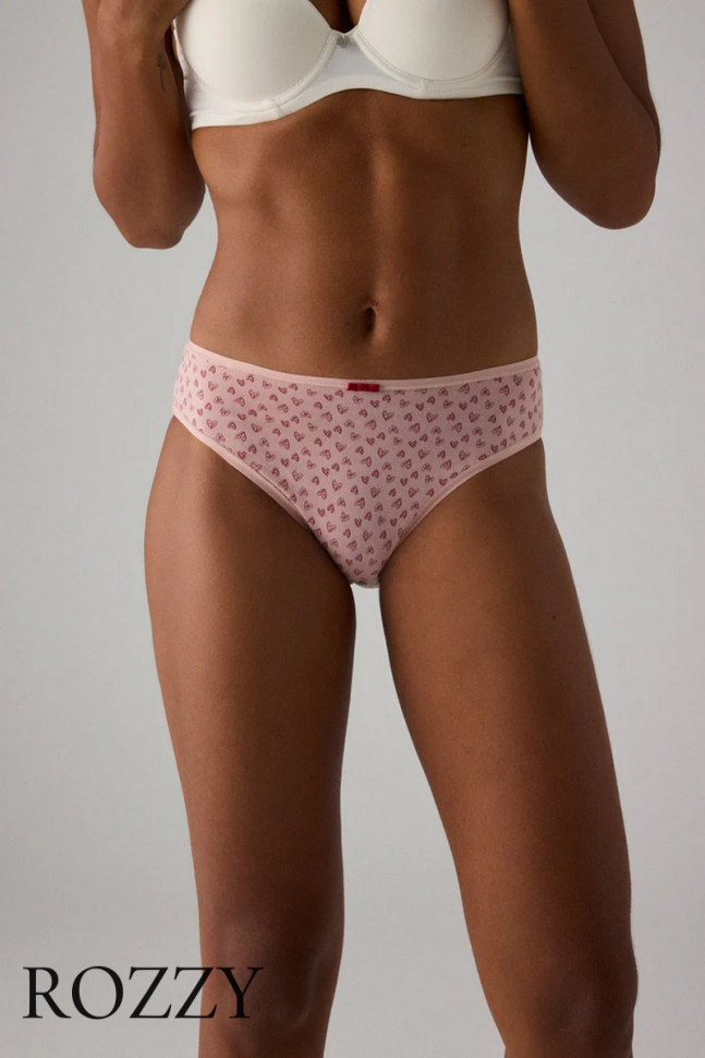 Трусы слипы хлопковые Ysabel Mora 19011 светло-розовый/бордовый (уп.2шт.)