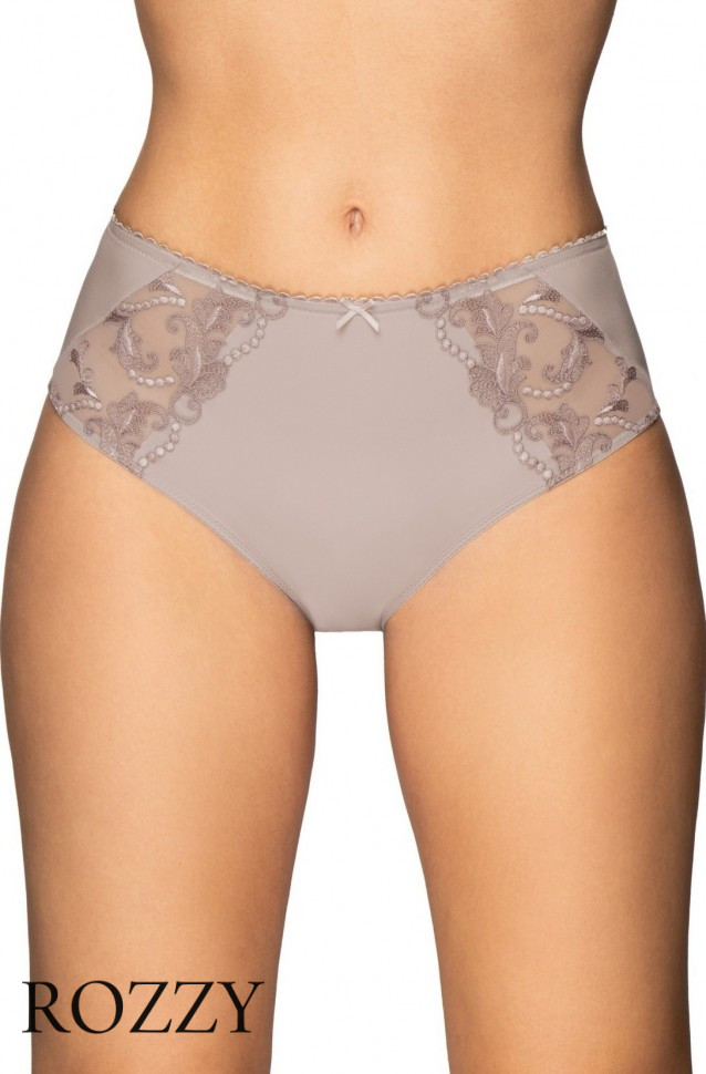 Трусы классика обрезные Felina Secret Delight 213292 жемчужно-серый К+Ф