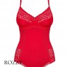 Боди Obsessive Jolierose Teddy красный 