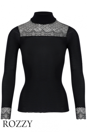 Водолазка шерстяная Madiva Frida ML черный (15)