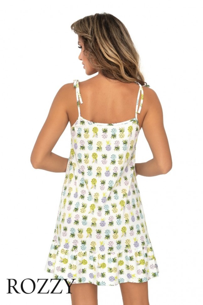 Сорочка вискозная Donna Ananas желтый